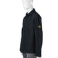 Graublaues Overshirt aus gekochter Wolle mit Used-Kanten von Stone Island – Ansicht 5