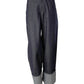 Dunkelblaue Jeans „Elien“ mit breitem Umschlag
