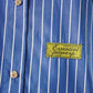 Blau-weiß gestreifte Hemdbluse mit Logo-Patch von Essentiel Antwerp – Ansicht 2