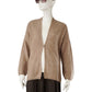 Beigefarbener Cardigan aus Wolle und Kaschmir