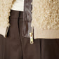 Beigefarbener Fake-Fur-Blouson in Lockenfell-Optik von Hemisphere – Ansicht 5