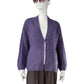 Lila Cardigan aus Wolle und Kaschmir