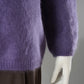 Lila Cardigan aus Wolle und Kaschmir