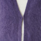 Lila Cardigan aus Wolle und Kaschmir