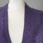 Lila Cardigan aus Wolle und Kaschmir