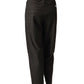 Schwarzbraune Hose „The Jino O“ mit O-Silhouette