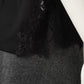 Schwarzes Ripp-Tanktop mit Spitzeneinsätzen von Dorothee Schumacher – Spitzenborte in Nahaufnahme