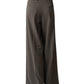 Taupegraue Hose "Ivon" mit weitem Bein