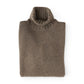 Graubrauner Kaschmir-Rollkragenpullover von Fioroni