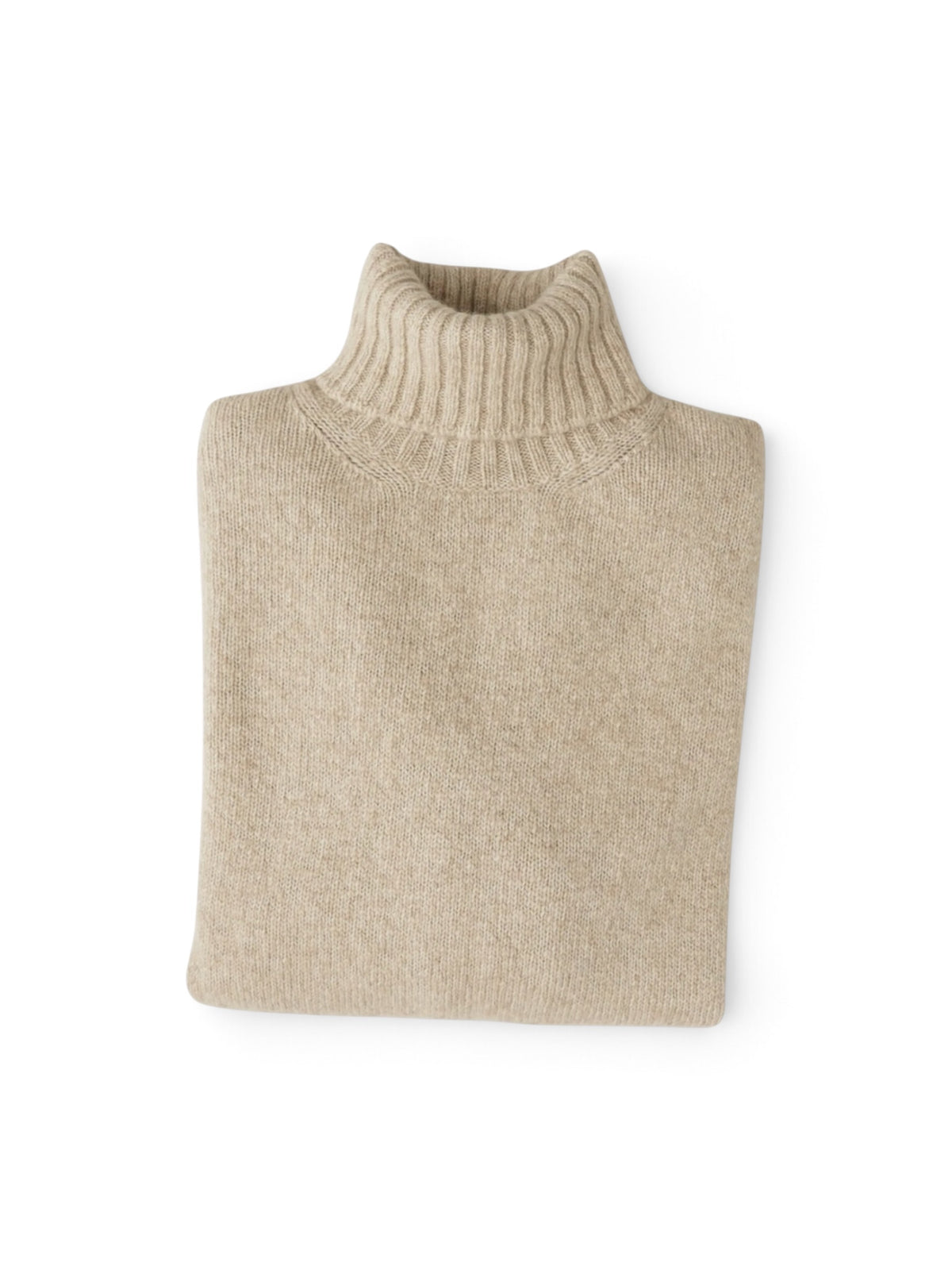 Cremefarbener Kaschmir-Rollkragenpullover von Fioroni