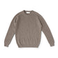 Hellbrauner Rippstrick-Pullover aus Kaschmir von Gran Sasso – Ansicht 3