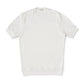 Weißes T-Shirt aus feiner Rippe von Stefan Brandt