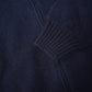 Dunkelblauer Kaschmir-Zip-Cardigan mit Stehkragen von Gran Sasso – Ansicht 4