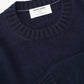 Dunkelblauer Kaschmir-Pullover mit Rundhals von Gran Sasso – Ansicht 3