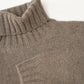 Graubrauner Kaschmir-Rollkragenpullover von Fioroni – Ansicht 2