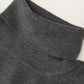 Dunkelgrauer Rollkragenpullover aus Schurwolle von Gran Sasso – Ansicht 3