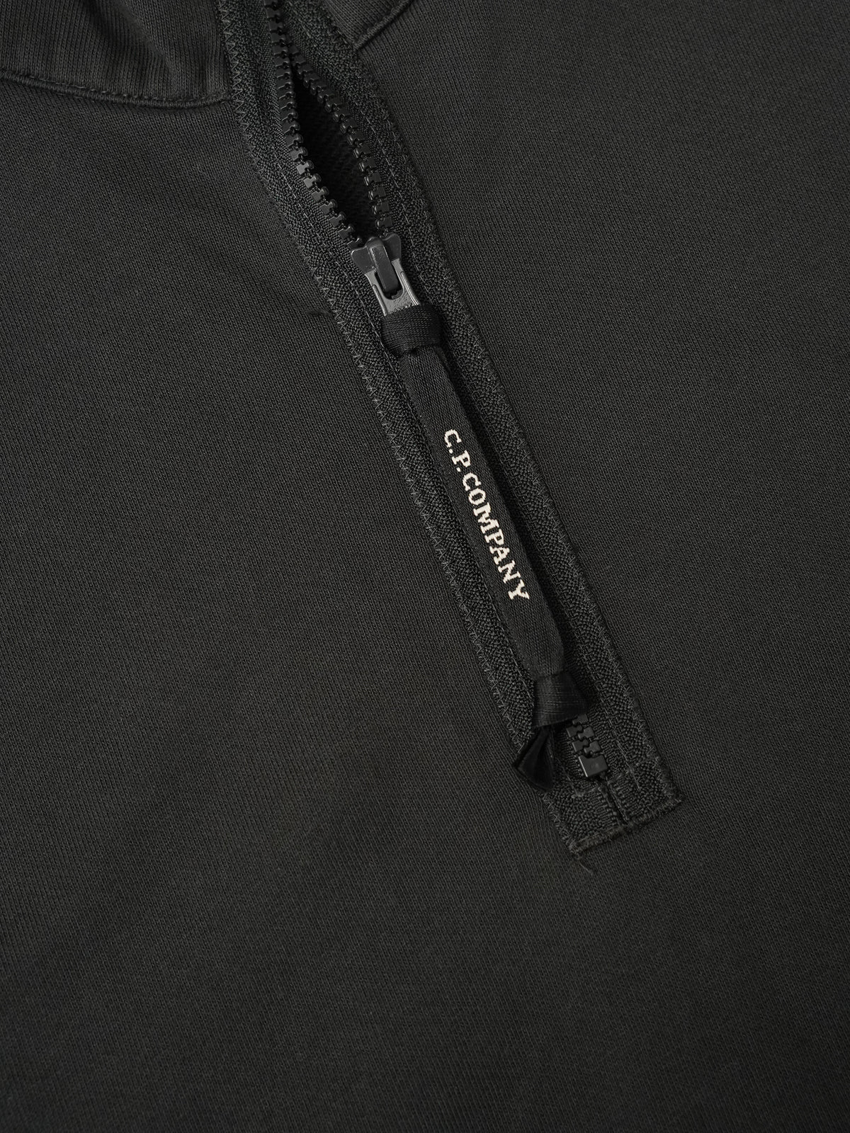 Dunkelgraues Troyer-Sweatshirt von C.P. Company – Ansicht 2