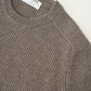 Hellbrauner Rippstrick-Pullover aus Kaschmir von Gran Sasso – Ansicht 4