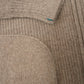 Taupefarbener Kaschmir-Zippcardigan von Fioroni – Ansicht 4