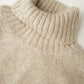 Cremefarbener Kaschmir-Rollkragenpullover von Fioroni – Ansicht 2