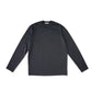 Dunkelblaues Langarmshirt aus feinem Jersey von Stefan Brandt