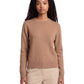 Camelfarbener Flauschpullover mit Rundhals von S. Marlon