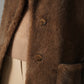 Nussbraune Webpelzjacke mit Reverskragen von Dorothee Schumacher – Ansicht 4