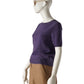 Lilafarbener Flauschpullover mit kurzem Arm von S. Marlon – Ansicht 3