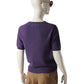 Lilafarbener Flauschpullover mit kurzem Arm von S. Marlon – Ansicht 4