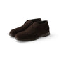 Dunkelbrauner, knöchelhoher Slip-On aus Veloursleder von Doucal's