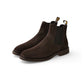 Dunkelbrauner Chelsea Boot aus Veloursleder von Doucal's