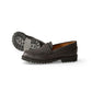 Espressobrauner Penny Loafer mit Ultralight-Profilsohle von Ludwig Reiter – Seitenansicht mit Profilsohle