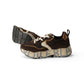 Dunkelbrauner Chunky-Sneaker mit Plateausohle von Voile Blanche – Seitenansicht mit Laufsohle