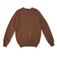 Haselnussbrauner Pullover mit Rundhals von Glenugie – Ansicht 3