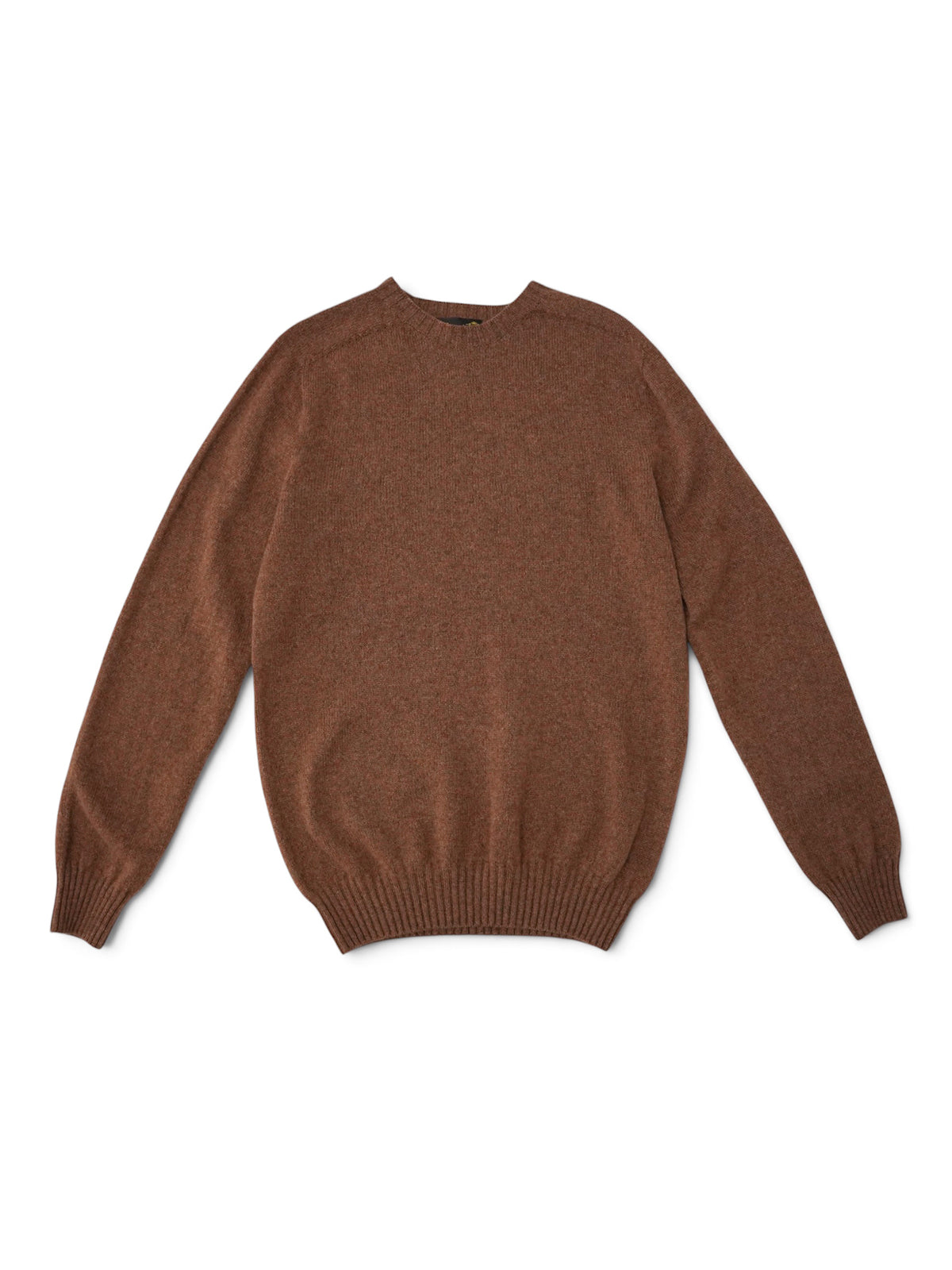 Haselnussbrauner Pullover mit Rundhals von Glenugie – Ansicht 3