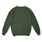 Moosgrüner Pullover mit Rundhals von Glenugie
