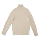 Cremefarbener Rippstrick-Pullover mit Stehkragen von Glenugie – Ansicht 3
