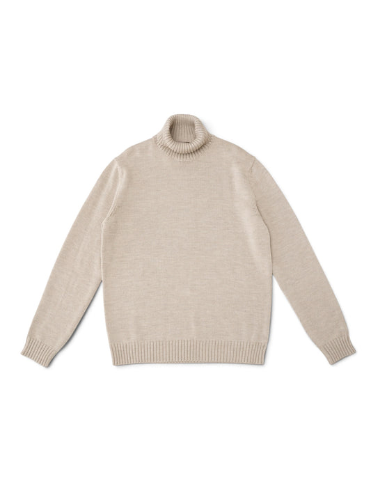 Sandbeiger Rollkragenpullover von Slowear – Ansicht 3