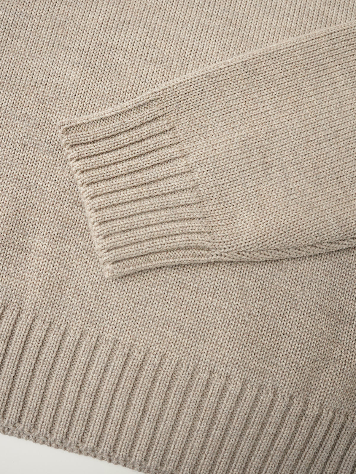 Sandbeiger Rollkragenpullover von Slowear – Ansicht 4