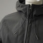 Schwarze Softshell-Jacke mit Kapuze von Stone Island – Ansicht 4