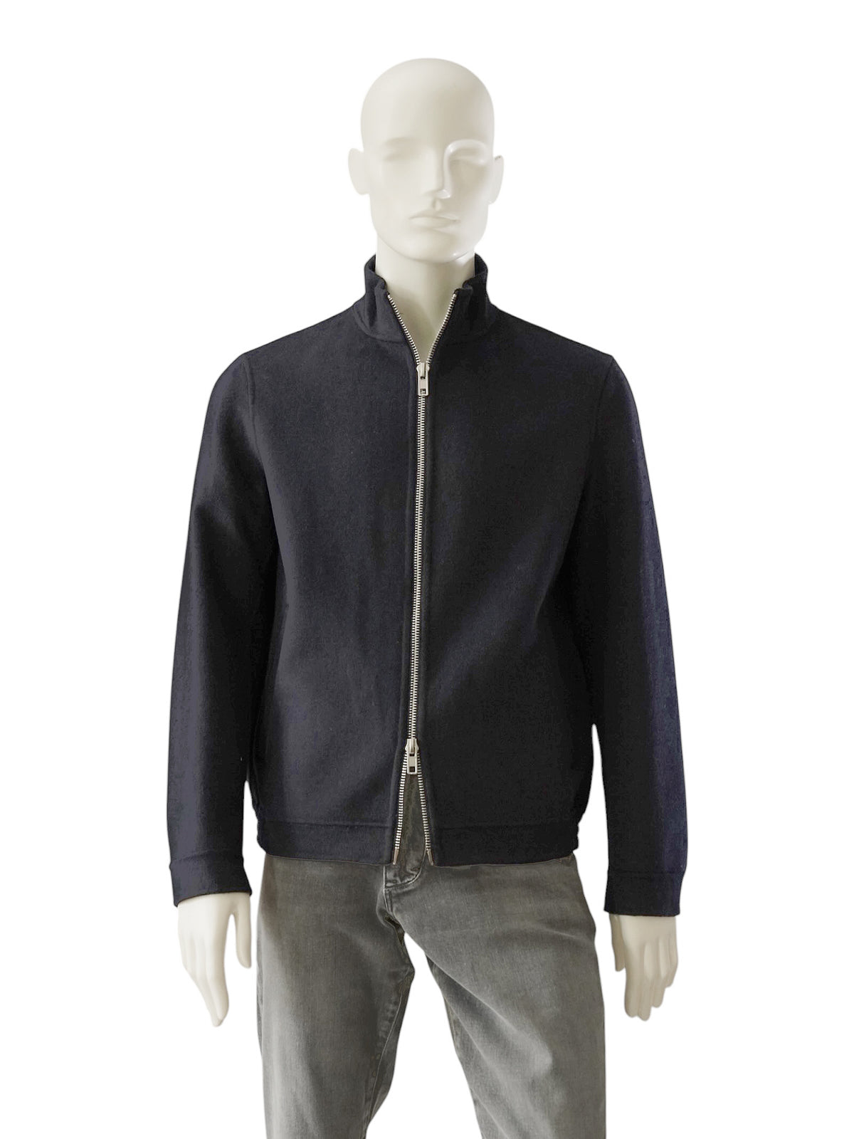 Dunkelblauer Blouson aus Wollmischgewebe von Galà