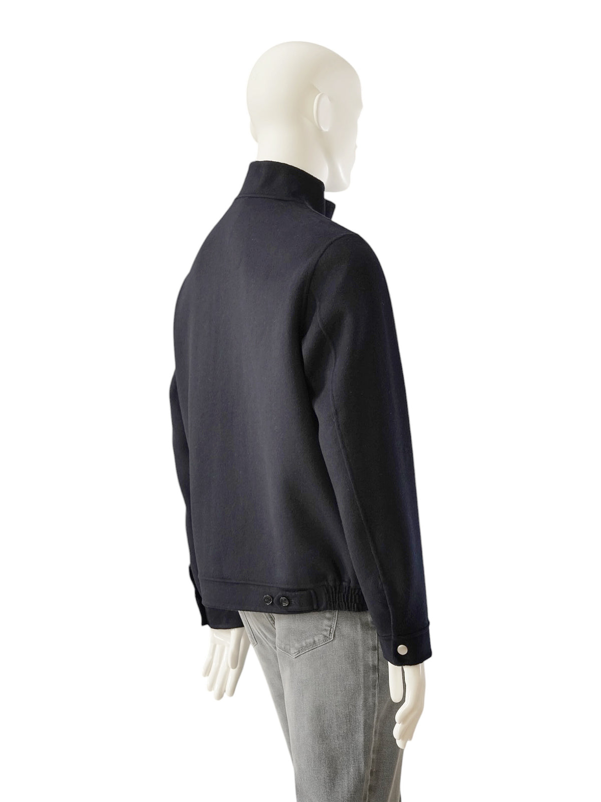 Dunkelblauer Blouson aus Wollmischgewebe von Galà – Ansicht 3