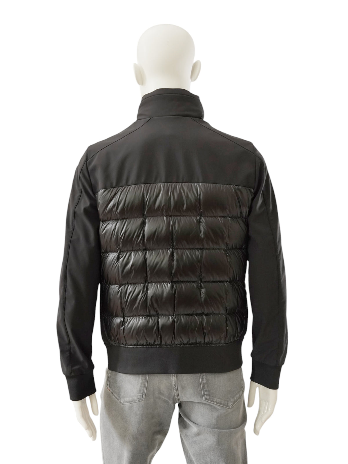 Schwarzer Hybrid-Bomber mit Steppfront von Parajumpers – Ansicht 3