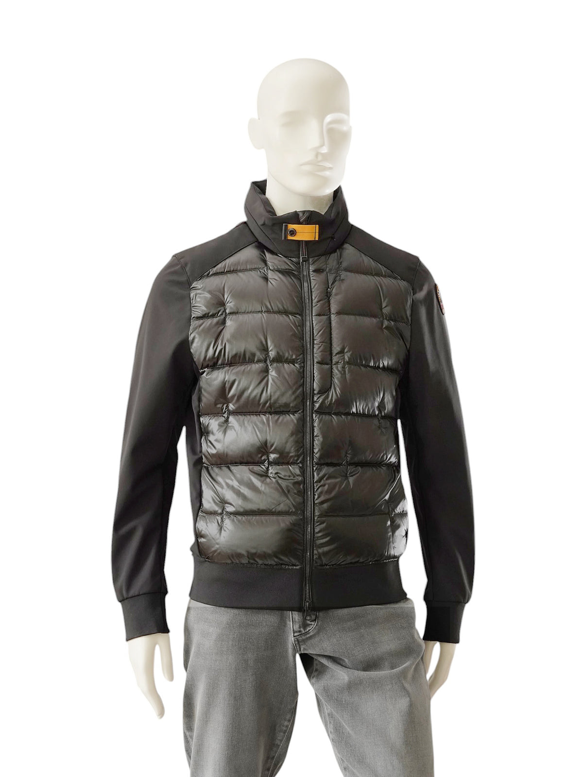 Schwarzer Hybrid-Bomber mit Steppfront von Parajumpers