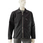 Schwarze Jeansjacke mit Zweiwege-Reißverschluss von Stone Island
