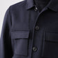 Dunkelblaues Overshirt aus Wollmischgewebe von Galà – Ansicht 2