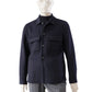 Dunkelblaues Overshirt aus Wollmischgewebe von Galà