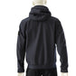 Blaue Softshell-Jacke mit Kapuze von Stone Island – Ansicht 4
