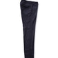 Dunkelblaue Hose mit Gummi- und Kordelzug von Slowear