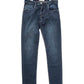 Dunkelblaue Jeans mit Kaschmir-Anteil von Ace Denim – Vorderansicht